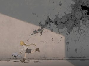 Posuka Demizu Instagram - Nightmare. 

——-
Sometimes I imagine it would be nice if I could do something like this.
