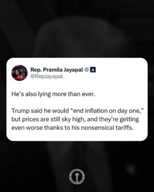 Pramila Jayapal Instagram - Trump’s first 100 days have been a nightmare. We can and must do better.