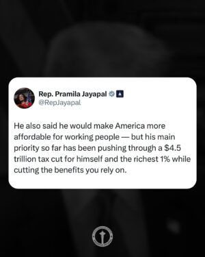 Pramila Jayapal Instagram - Trump’s first 100 days have been a nightmare. We can and must do better.