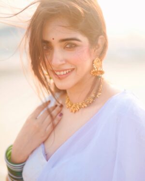 Pratiksha Honmukhe Instagram - 🍃🦚🪷

#instagram#explorepage#saree