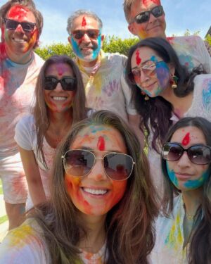 Preity Zinta Instagram - रंग बरसे ❤️ Holi was incredibly special this year cuz we got to celebrate with the kids 😍 Here is a sneak peek 💕 #Happyholi #weekend #holi2025 #ting