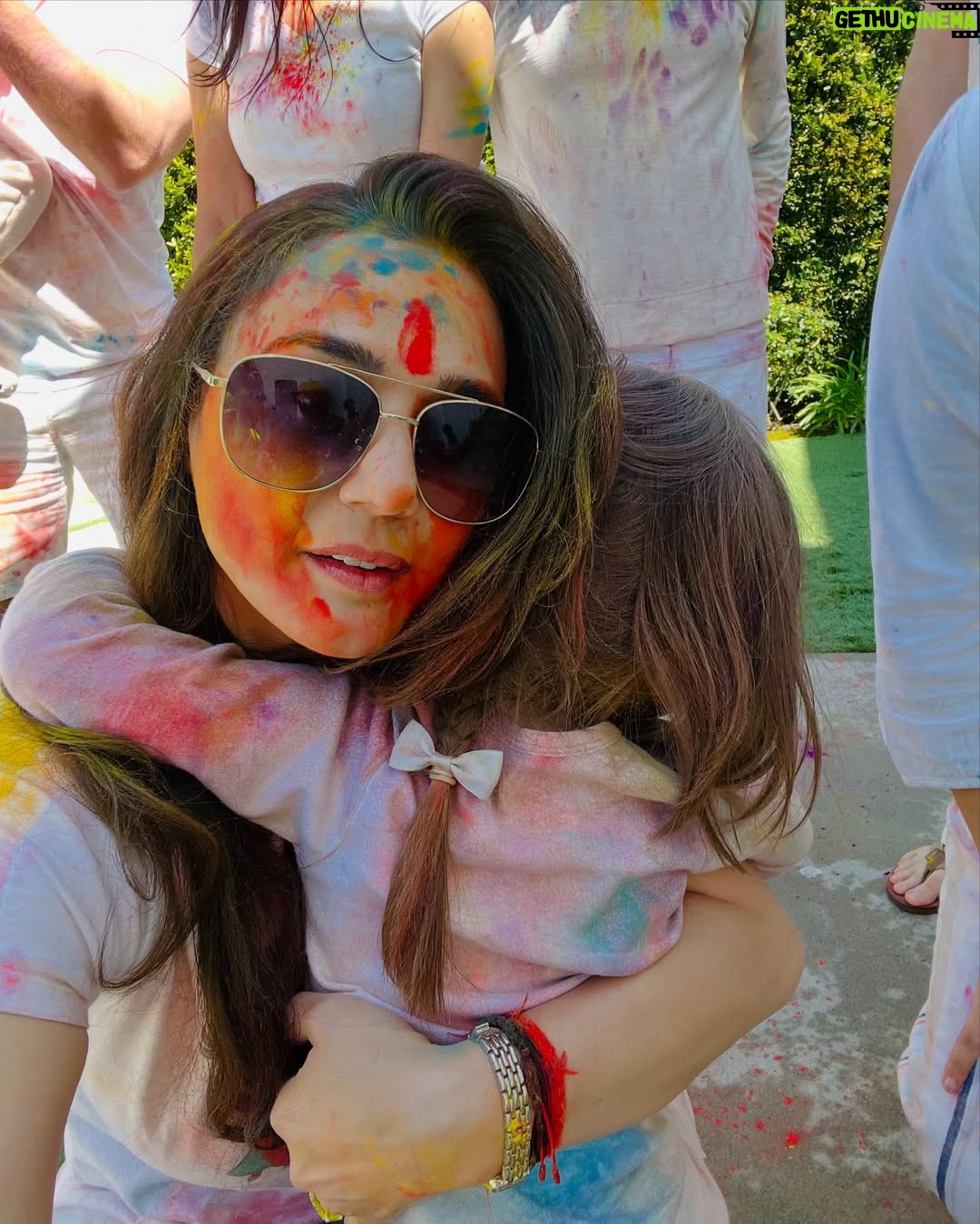 Preity Zinta - 419.2K Likes - रंग बरसे ❤️ Holi was incredibly special this year cuz we got to celebrate with the kids 😍 Here is a sneak peek 💕 #Happyholi #weekend #holi2025 #ting