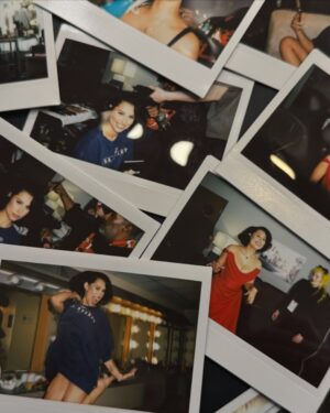 RAYE Instagram - A night of fabulous dresses, imposter syndrome, nerves but most truly a WHOLE huge BUCKET of gratitude❤️🫀 
Thank you to the @theacademy for a night of dreams 🥹