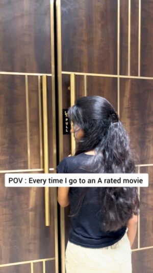 RJ Dimple Instagram - Same theatre, same staff, same kelvi 🚶🏻♀️
.
.
VC : @sweetha_raja 🫶🏻
.
.
#beingdimple #lifeofanxsgirl #dimplekanna #shortgirlproblems