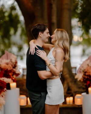 Rachael Evren Instagram - Future Mr. & Mrs 🥹💍. Forever with my best friend, I love you so much. #TheKilgores