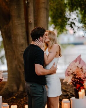Rachael Evren Instagram - Future Mr. & Mrs 🥹💍. Forever with my best friend, I love you so much. #TheKilgores