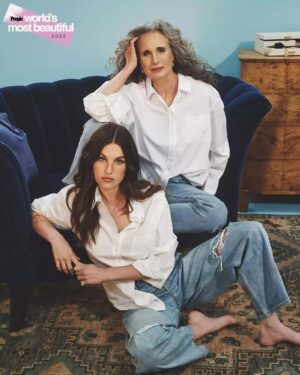 Rainey Qualley Instagram - proud of my Momma 🤍 thank you @people for recognizing her beautiful appearance, and more importantly her lovely heart.