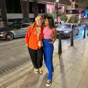 Rajaa Belmir Instagram - Family comes first 💫💙 #rajaabelmir