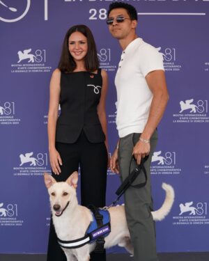 Rakeen Saad Instagram - More photos from @labiennale photocall .. I am so happy and proud to be here and to be representing my beloved egypt.  I feel very thankful for being part of this film working with all of our amazing cast and crew .. كتييييييير بحبكم 🥹😍♥️📽️✨🙏🏼

Photographed by @iamyoussefbo  @hamedz199 

Huge thanks to my amazing stylist @yasminekenawi for putting this together ♥️😍✨

Hair: @beautick_official 
Outfit: @nafsikaskourti
Jewelry: @oh.em.jay