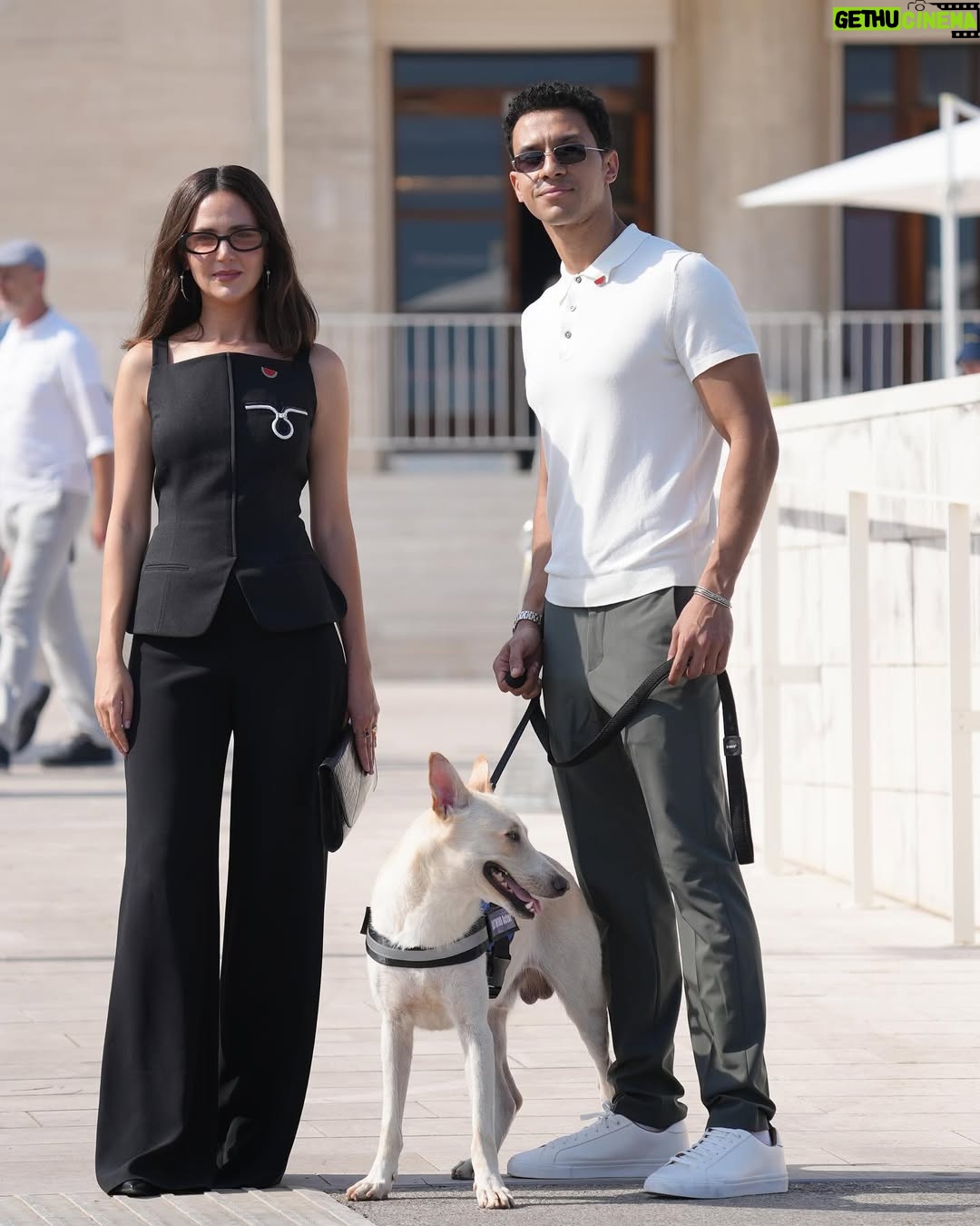 Rakeen Saad - 73K Likes - More photos from @labiennale photocall .. I am so happy and proud to be here and to be representing my beloved egypt. I feel very thankful for being part of this film working with all of our amazing cast and crew .. كتييييييير بحبكم 🥹😍♥️📽️✨🙏🏼
Photographed by @iamyoussefbo @hamedz199
Huge thanks to my amazing stylist @yasminekenawi for putting this together ♥️😍✨
Hair: @beautick_official
Outfit: @nafsikaskourti
Jewelry: @oh.em.jay