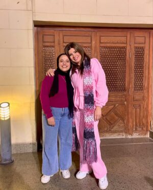 Rania Farid Shawki Instagram - With the most beautiful inside out @rania_farid_shawky ❤️🫶🏻✨ aka: second mom🥰 
بحبك اوي و شكراً على كل حاجة و ربنا يخليكى ليا🥰🫶🏻😍