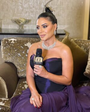 Rania Youssef Instagram - Classy ✨

Dress & Styled by @souchaofficial 
Jewelry by @glamour.jewellery 
Hair by @haithamdahab00 
Makeup by @marcellinoosamaa
