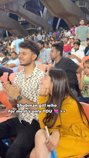 Ravina tekwani Instagram - Doesn’t he have the cutest smile 🥹❤️

Can’t ever take my eyes off you @maharshi_rao_ 

Na shubman gill, na shahid kapoor 
Only mera Maharshi Rao 💘
.
.
.
.
.
{ Ipl, gujrat titans, cricket, couple, love, shubman gill fans, virat kohli, ms dhoni }
.
#ipl #gujarattitans #cricket #couple #shubhmangill #cricketfan #rcb #viratkohli #ipl2025 #msdhoni #csk #cricketlovers♥️