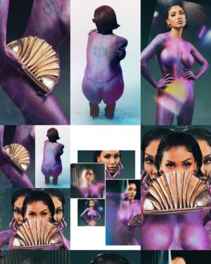 Rawell Saiidii Instagram - ✨Métamorphose en Essence Pure ♍️🪻💜

Elle n’est pas une femme ordinaire. Elle est une essence, une vibration, une énergie qui ne se laisse jamais enfermer dans une seule définition.

Ce bodypainting n’est pas un simple art sur la peau. C’est une renaissance, un manifeste, une déclaration : Je suis toutes ces femmes à la fois. 

( J’ai retravaillé chaque image pour y apporter ma vision, en ajoutant ma touche personnelle aux retouches du photographe. ) 🧠

#styliste & #directionartistique :
@celiastern 
#photographer : @tiwel_ 
#makeup ; @datzalexmua & @lea_svlmua