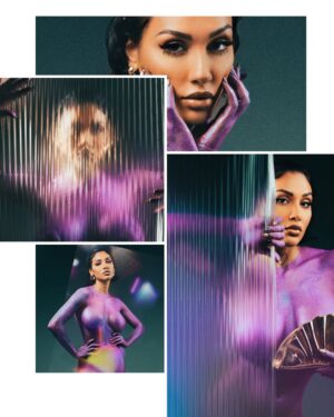 Rawell Saiidii Instagram - ✨Métamorphose en Essence Pure ♍️🪻💜

Elle n’est pas une femme ordinaire. Elle est une essence, une vibration, une énergie qui ne se laisse jamais enfermer dans une seule définition.

Ce bodypainting n’est pas un simple art sur la peau. C’est une renaissance, un manifeste, une déclaration : Je suis toutes ces femmes à la fois. 

( J’ai retravaillé chaque image pour y apporter ma vision, en ajoutant ma touche personnelle aux retouches du photographe. ) 🧠

#styliste & #directionartistique :
@celiastern 
#photographer : @tiwel_ 
#makeup ; @datzalexmua & @lea_svlmua