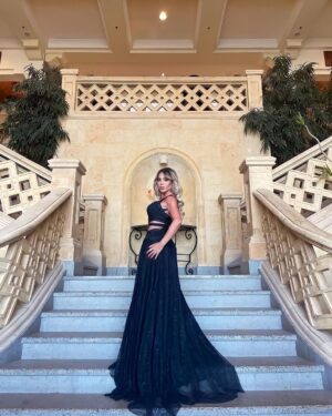 Razan Moughrabi Instagram - Miss Elite 2023 ♥️🫰🏻✨what a night of glam and beauty 
Thanks :
@misseliteworld 
@somabayredsea 
@thecascadesgolfresortspa 

The whole look by:
Hautecouture @ahmedabdullah_official
Clutch 
@aliel_official 
Blings
@iramjewelry_ 
Hair
@baytree_eg 
MUA
@byalinesherif