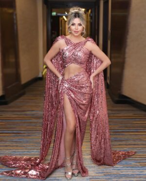 Razan Moughrabi Instagram - Superstar Razan stunned at the Miss Eco International 2024 event draped in my latest creations of Ahmed Abdullah Couture 2024. 
Haute couture @ahmedabdullah_official 
Miss Eco International 2024 
@missecointernational
Jewellery @mahmoudelsirganyjoailliers 
Makeup & hairstyle @alsagheersalons 
@mostafaalsagheer 
Photography @shodshod.official 
#MissEcoInternational #FashionIcon
#superstar
#razan