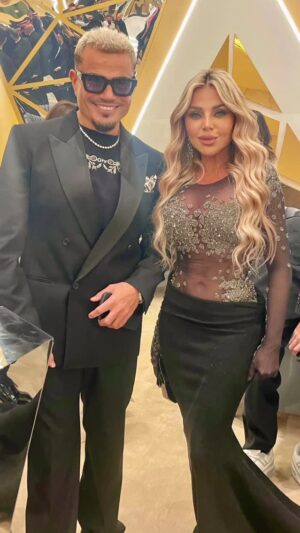 Razan Moughrabi Instagram - The legend the real Joy award winner who gave us joy and happiness for decades and generations our own one and only @amrdiab ❤️

@joyawards 
@gea_saudi 
@riyadhseason