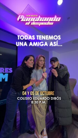Rebeca Escribens Instagram - ¿Quién más se siente identificada? 🤣 ¡estamos a una semana de Planchando El Despecho! ¿Ya tienes tu entrada? Ven a desarrugar el corazón junto a nosotras 💖 Aprovecha el 15% de descuento con @interbank ✨

📍 Coliseo Eduardo Dibos
🎫 Compra tus entradas en @teleticket.oficial. Link en BIO.
📣 Fechas del evento: 4 y 5 de octubre a las 8:30 PM
📣 Dirigido por: @juancarlosmazo
 
#Musical #Concierto #PlanchandoElDespecho #Lima