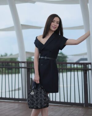 Rebecca Lim Instagram - When in doubt, wear black 🫶🏻🖤🫶🏻 
@Dior #Dior #DiorSS25