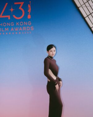 Renci Yeung Instagram - About the red carpet in @hongkongfilmawards 

Dress | @arakii.official
Heels | @jimmychoo 
Jewellery | @bvlgari 
Make up | @carmencmakeup_cc 
Hair | @nickienick @ansonhhhhh 
Styling | @yoyokwans 

#HongKongFilmAwards 
#BVLGARI #BVLGARIHK #StarsInBVLGARI