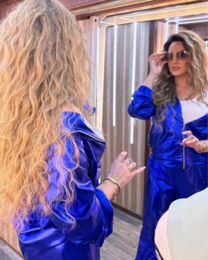 Riham Abdel Ghafour Instagram - أسماء ACA سمسم  #رشيد.  Make up @farag_dahy82  Hair dresser @mahmoud_hair_stylist  Hair extensions @hair_for_her22  Special thanks @emmastudio