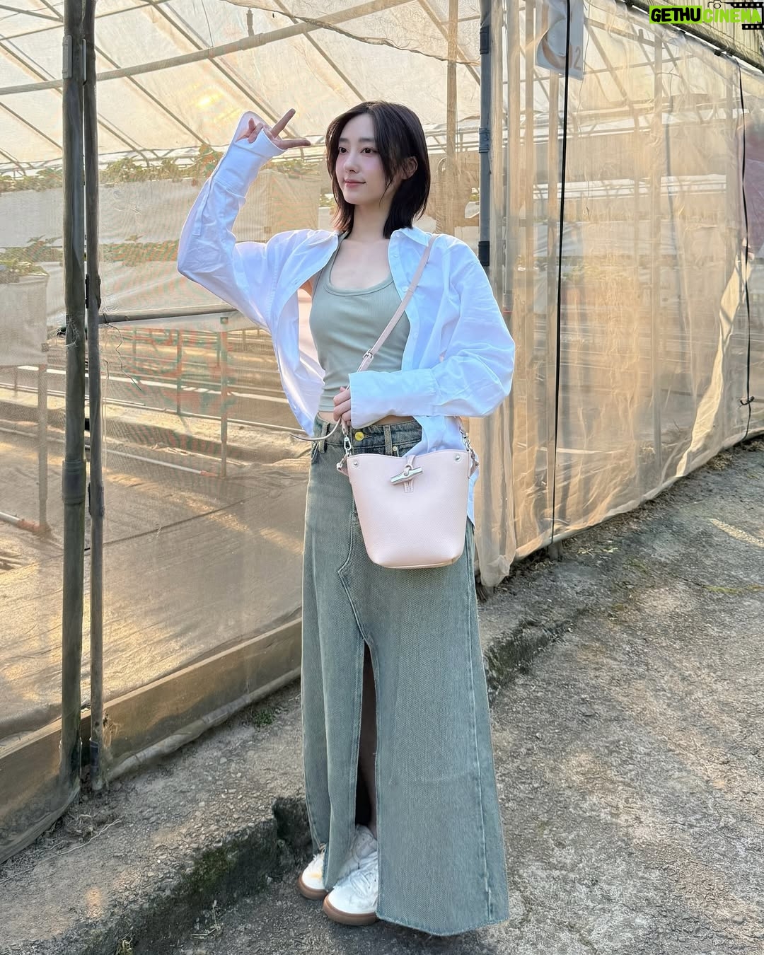 Riko Xi - 5.3K Likes - 第一個影片沒看完會後悔🕺🏻✨
酸完之後是甜
出來踏青好好玩
跟朋友討論以後退休要開開心農場(真的手機打開看農地😂
來個草莓🍓妝容
草莓穿搭
草莓包包 @longchamp