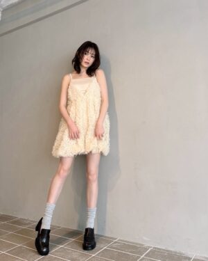 Rinka Kumada Instagram - もこもこふわふわ
好きな洋服ばかりだった撮影🐏♡
@emor__official ☁️
#りんか丈