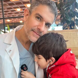 Rita Hayek Instagram - I don’t post about this often, but Today I’m making an exception because it’s your birthday and it’s an appreciation post for the superhero not just to George and me, but to everyone whose life you’ve touched and still are🤍 Happy Birthday @abdallahrebeiz