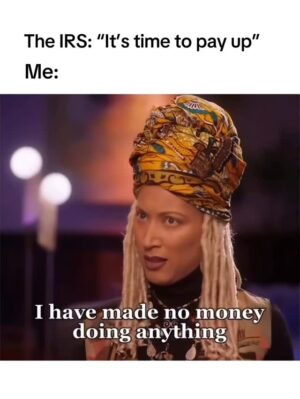 Robin Thede Instagram - What money? 🤷🏽‍♀️ #taxseason