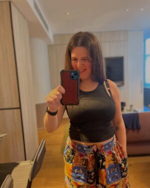 Rosie Jones Instagram - Happy Lesbian Visibility Week from me in my gayest top and gayest shorts. Celebrating all queer women this week, and every week, but special mention to my trans family after this horror of a week. I’m so proud to be a lady loving lady 🏳️‍🌈🏳️‍⚧️