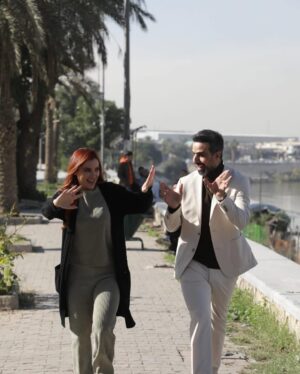 Rowida Shaheen Instagram - الى اساتذتنا الكبار وزملائي الي جنت سعيدة بالعمل معهم والى كل كادر العمل الي للاسف ما يكفي البوست حتى اضيف صورهم كل عام وانتم بخير وسعادة ونجاح. كل عام ومتابعيني الغاليين على قلبي بمليون خير💙 #خان_الذهب