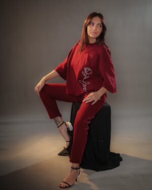 Rozana Radi Instagram - Koleksioni me i ri i pranveres “Rose Love 2025”@rosebyrozanaradi_casual 🌹 per te gjitha VAJZAT qe e dine cfare duan 🫶 
Model: @liviabrunga 
#color #burgundy #rozanaradi #newcollection #rosebyrozanaradi #liviabrunga #bigbrotheralbaniavip