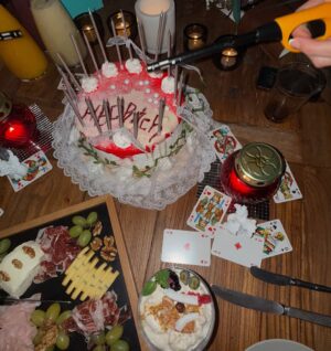 Ruby O. Fee Instagram - Belated birthday post..
but wow 
what a day/night. 
love!!!!!!!! to all the incredible souls who made it unforgettable. Best birthday AND Cake ever. 
❤️‍🔥