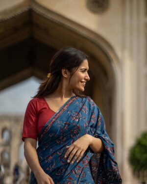 Ruhani Sharma Instagram - Living my best saree girl era ♥️ 
.
.
.
.
📸 @pranil_chintewar