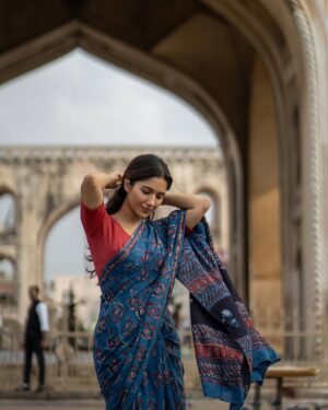 Ruhani Sharma Instagram - Living my best saree girl era ♥️ 
.
.
.
.
📸 @pranil_chintewar