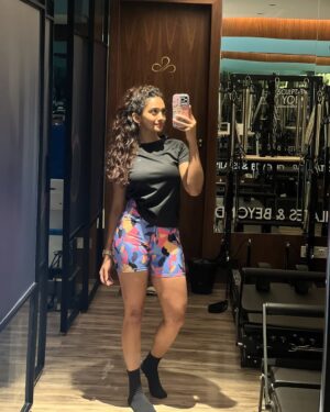 Saanve Megghana Instagram - Think discipline, not motivation.

Place : @pilatesandbeyond.in 
#Hyderabad