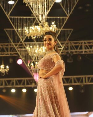 Saanve Megghana Instagram - It was a lovely evening, walked for @teach_for_change x @lakshmimanchu ✨

Title sponsor: @premier__energies 
Co-hosted by @novotelhyd 
Powered by @facesbykubramaqdoom 
Designer: @swathiveldandi_official 
Jewellery: @aabharanamjewellers 
Styling: @officialanahita 
Photography: @tdf.studioz 
Hair and makeup: @theartbeatsalon 
Decor: @eventoentertainments