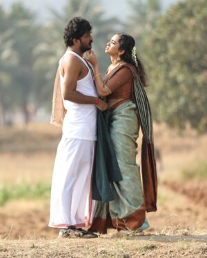 Saanve Megghana Instagram - Innumerable conversations, late night narrations, jokes and giggles 24*7, mixing Telugu Tamil English and too many learnings. It’s beautiful to work with brilliant actor like you. I feel incredibly fortunate to have found not just a great co-actor, but a wonderful friend in you. Lot of love and respect!!

Here’s to Naveen and Vennila! ♥️