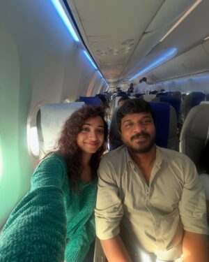 Saanve Megghana Instagram - Innumerable conversations, late night narrations, jokes and giggles 24*7, mixing Telugu Tamil English and too many learnings. It’s beautiful to work with brilliant actor like you. I feel incredibly fortunate to have found not just a great co-actor, but a wonderful friend in you. Lot of love and respect!!

Here’s to Naveen and Vennila! ♥️