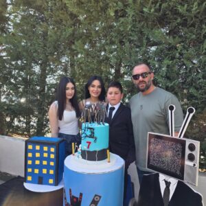 Sabine Nahas Instagram - Christiano's 7th birthday 🎂  God bless and protect you habib khalto 🙏❤️
