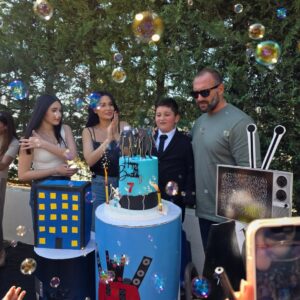 Sabine Nahas Instagram - Christiano's 7th birthday 🎂  God bless and protect you habib khalto 🙏❤️