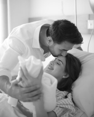 Saboor Aly Instagram - Our tiny miracle, our biggest blessing. The sight of smallest of hands leaving the biggest of impact is unbelievable ❤️ 

Welcome Serena Ali to the world. The magic awaits you.
~18.03.25~