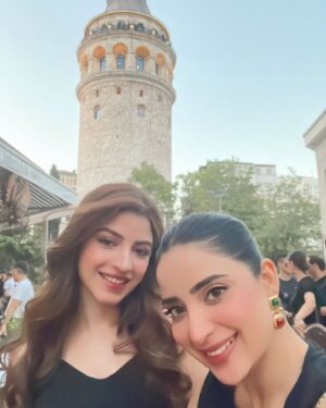 Saboor Aly Instagram - Memories with the right people will always remain priceless 
I’m so so grateful for all the memories we have together, for all the adventures, every trip, every late night chats and every moment we’ve shared 
We may not be the childhood best friends, but God bought us together when he knew we needed each other the most 👭🏼
Thank you for giving me the best support you could give for years 🫂
I want you to know that I value our friendship and I’ll always be there for you whenever you need me 🫶🏼
You’re my Gorgeous friend with a heart of gold ♥️

May this year bring you even more success and everything you’ve been dreaming of. 

Another year of sharing life’s ups and downs together 🥂 
Happy Birthday to My Brave and Beautiful Friend 🧚🏻‍♀️
@kinzahashmi 💋