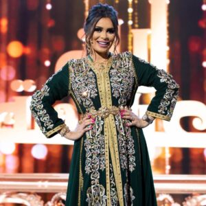 Safae Hbirkou Instagram - البرايم الثالت انطلق ، كيف جاتكم إطلالتي ؟ قفطاني من تصميم : @fatim.filali.idrissi.official 
الشعر : @betty.hairstylist 
تصوير  @naamane.photography 
مكياج @kiyanahiba