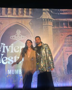 Sahiba Bali Instagram - the theme was the location 
@viviennewestwood

Outfit- @antithesis.in
Stylist- @simrankumar19 
Makeup- @pruthvigangarmakeup 
Hair- @kanizfatima_hairstylist 
Earrings- @missjojewellery via @auorstudio
Rings- @vedadiamonds @chicaccessorizer
Photography- @albert.jacob.antony