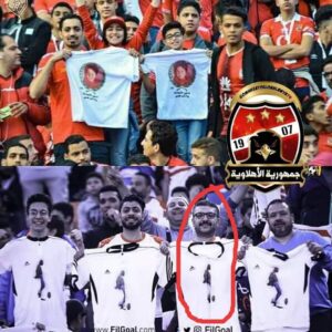 Sama El-Masry Instagram - والله انت راجل لا مؤاخذه....بقي ابنك الله يرحمه ادهم يموت وهو رايح يشجع الزمالك وكلنا نتعاطف معاه وانت تطلع في الماتش الاخير للزمالك تحط صوره شيكابالا بالحركه الوسخه اللي عملها لجمهور الأهلي في أبوظبي علي تيشرت وتمسكه في ايدك بالمنظر القذر دا؟ تصدق بالله انت عايز شبشبين علي دماغك ياراجل يانطع انت وربنا رحم ابنك واخده عنده من وساختك والله...بس برضو جمهور الاهلي امبارح رد عليك رد لو انت عندك دم ماتنساش الرد دا طول عمرك بأنه رسم صوره الله يرحمه البرئ ابنك ادهم علي تيشرتات ومسكوها في الماتش...هو دا الفرق بين الاخلاق والوساخه....ربنا يرحمو ابنك او كان شافك كان اتبري منك...تفووووو عليك