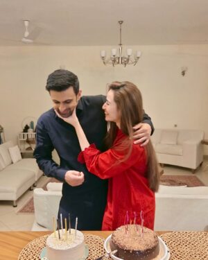 Sana Javed Instagram - Celebrating you today and everyday my love😘❤️ you are pure magic✨ @realshoaibmalik