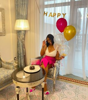 Sandra Ankobiah Instagram - Barbie or nah?! 😂

Throwback to one of the birthday celebrations! 🩷🤍