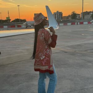 Sandra Ankobiah Instagram - Each flight is a reminder that the world is vast, and our worries, small.